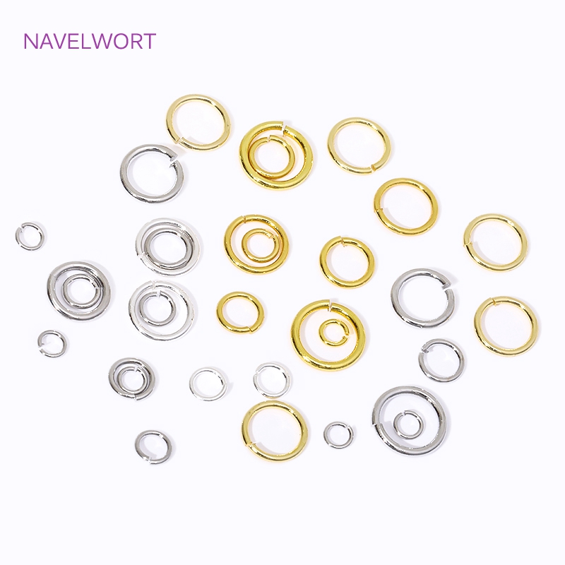 Gold Plated Ring - Anel dividido banhado a ouro 14k/18k,