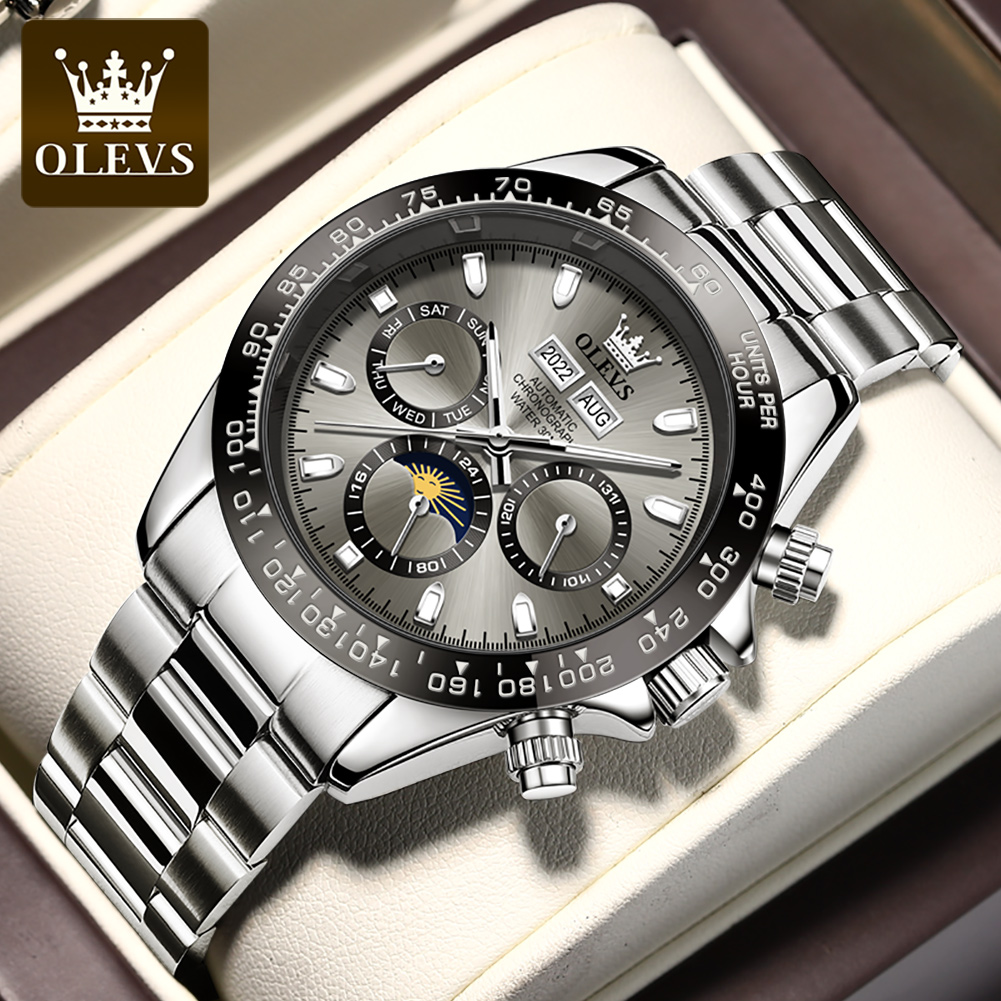 Seiko Watch 5 Sports - Olevs 6654 relógio masculino de luxo