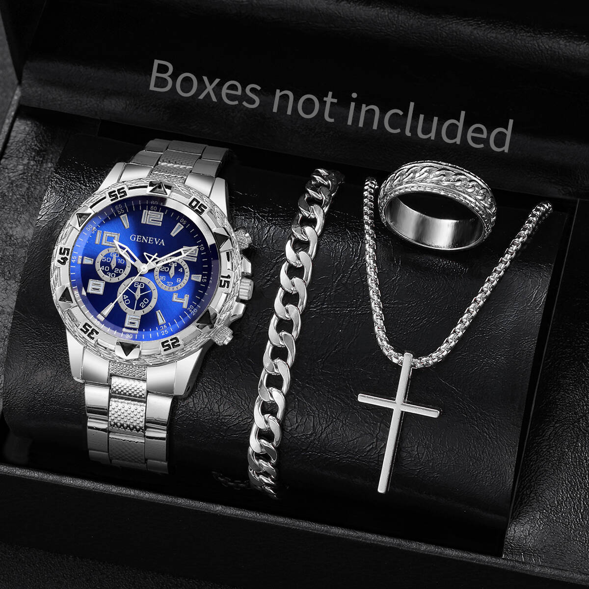 Jewelry Watches For Men - Conjunto de 4 Relógios de Luxo