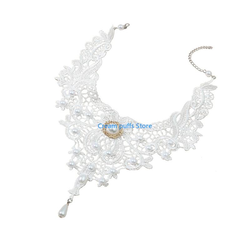 50le gargantilha renda colares - Crystal Choker Necklace avaliação e preço