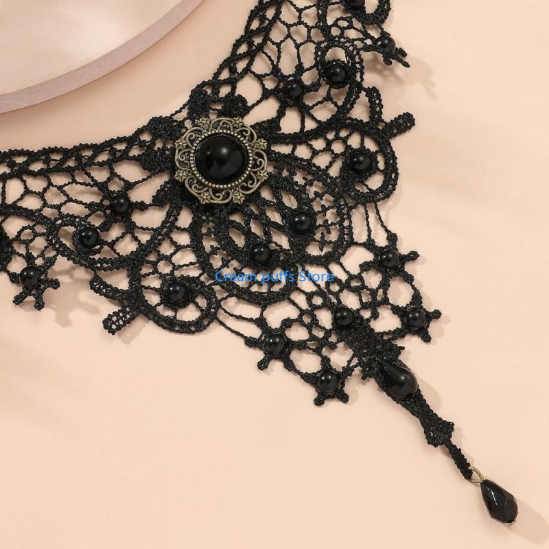 50le gargantilha renda colares - Crystal Choker Necklace avaliação e preço