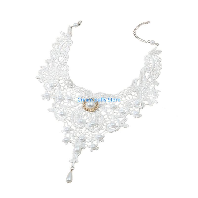 50le gargantilha renda colares - Crystal Choker Necklace avaliação e preço
