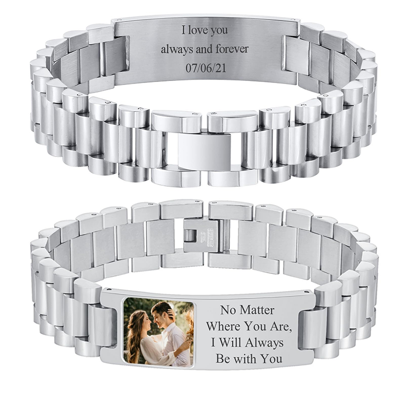 Pulseira de relógio com texto  - Jewelry Watches For Men avaliação e preço