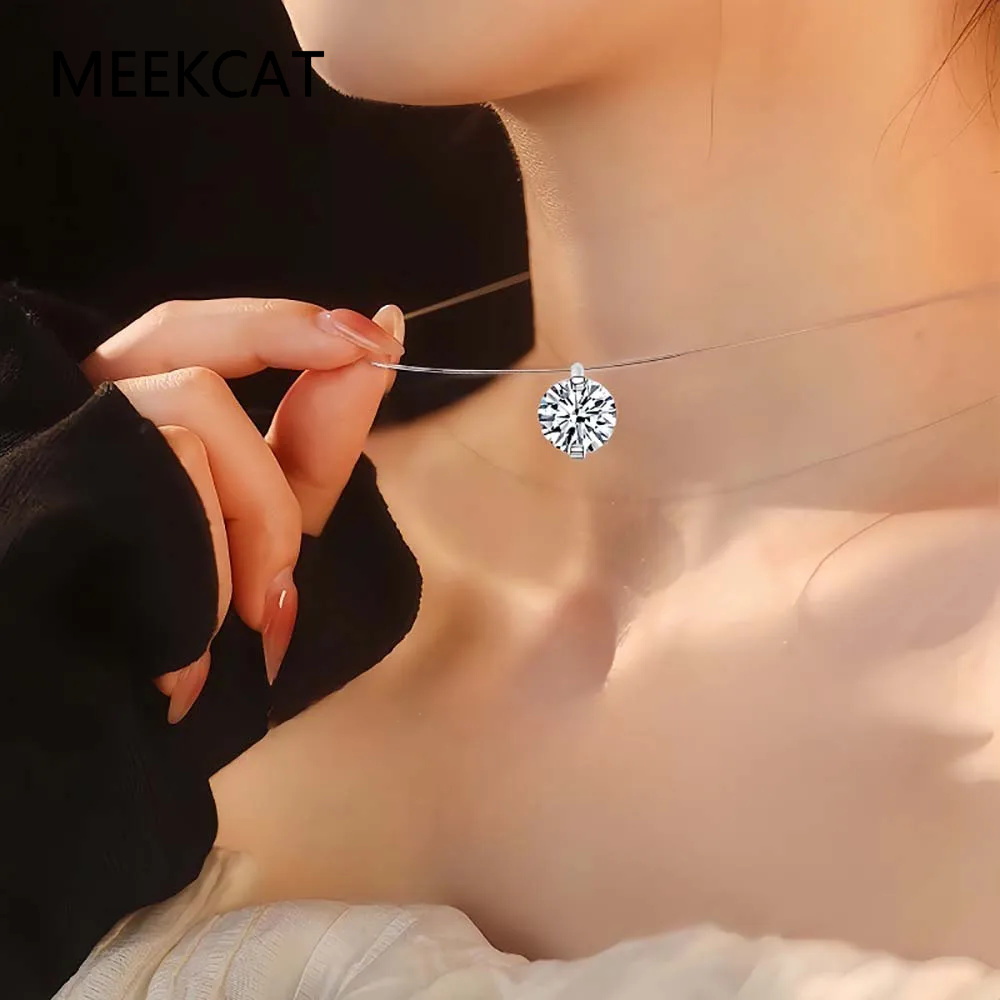 Colar de Pingente de Moissanit - Crystal Choker Necklace avaliação e preço