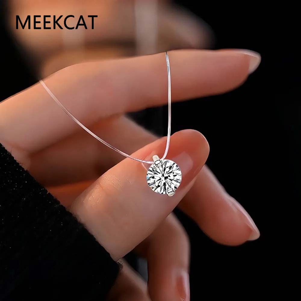 Colar de Pingente de Moissanit - Crystal Choker Necklace avaliação e preço