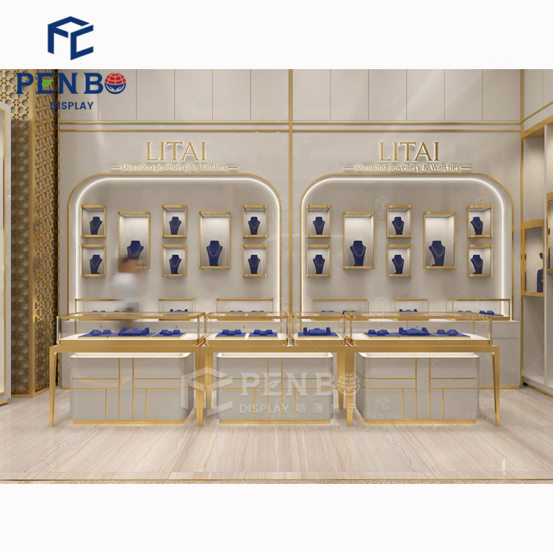 Balcão de exibição de loja de  - Jewelry Shop Watches avaliação e preço