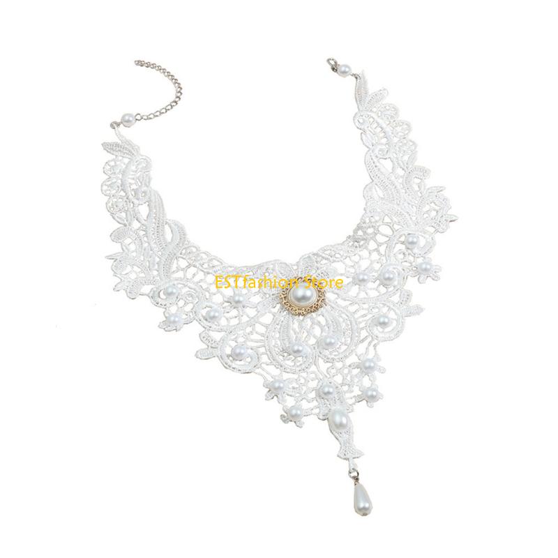 Y5gc gargantilha renda gótica  - Crystal Choker Necklace avaliação e preço