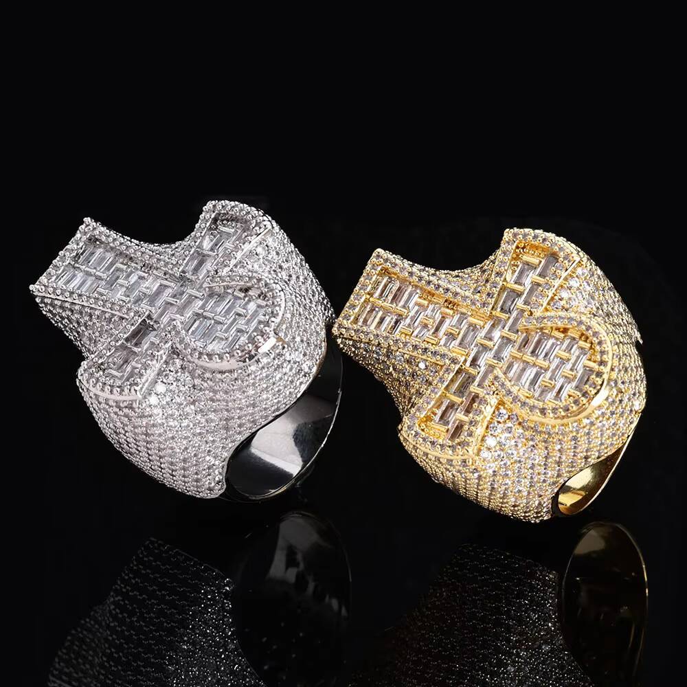 Anel Masculino de Cruz em Ouro - Vvs Jewelry Watches avaliação e preço