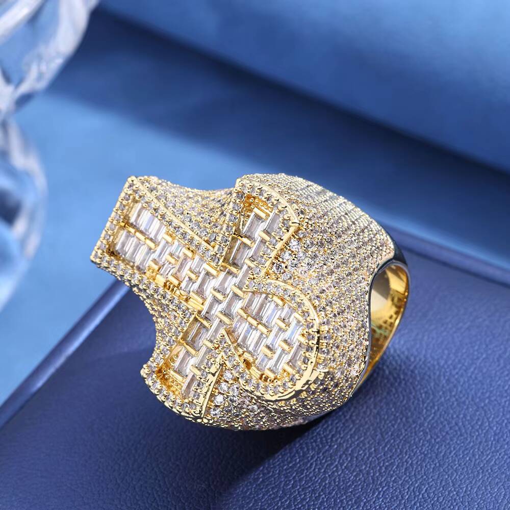 Anel Masculino de Cruz em Ouro - Vvs Jewelry Watches avaliação e preço