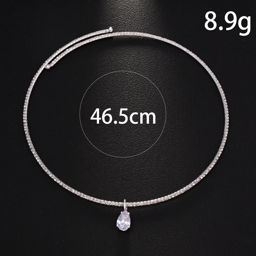 Stonefans gota de água pingent - Crystal Choker Necklace avaliação e preço