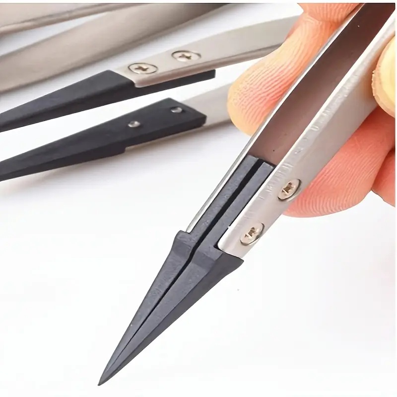 1 Pinça de Precisão Antiestáti - Jewelry Repair & Watches Reviews avaliação e preço