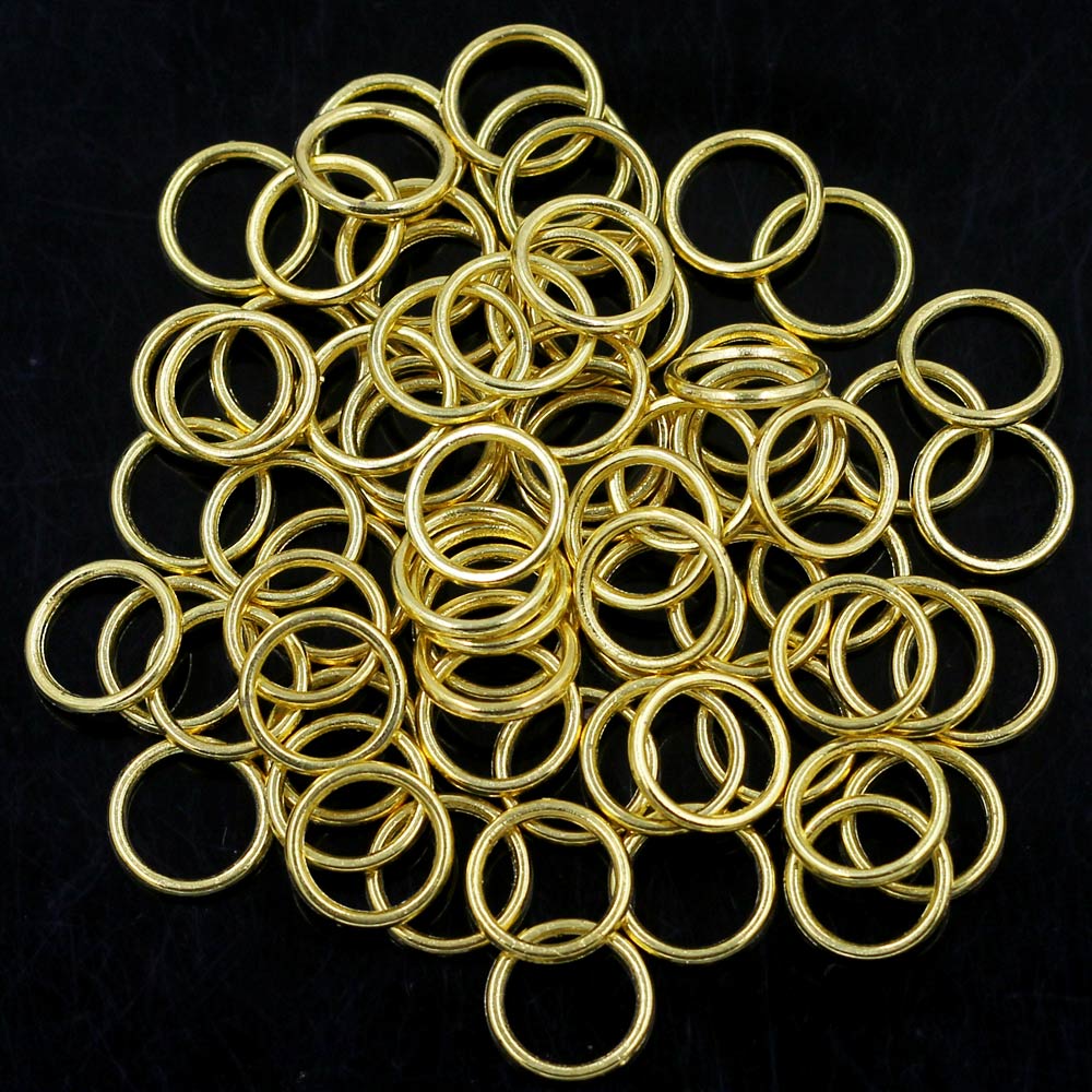 500 Peças de Argolas Abertas R - Gold Plated Ring avaliação e preço