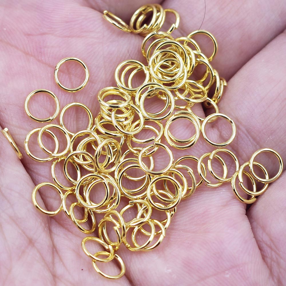 500 Peças de Argolas Abertas R - Gold Plated Ring avaliação e preço