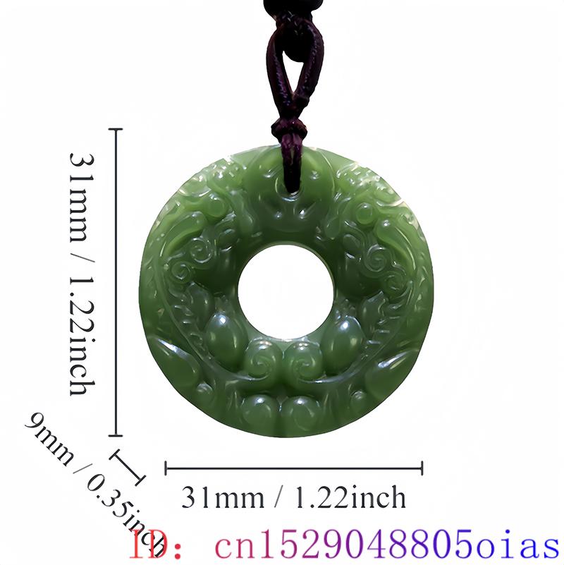 Real Hetian Jade Pixiu Colar P - Luxury Gifts Jewelry & Watches Namfleg Mostar avaliação e preço