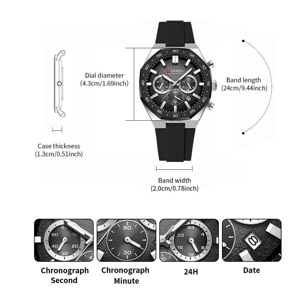Relógio Esportivo Casual Mascu - Jewelry For Watches avaliação e preço