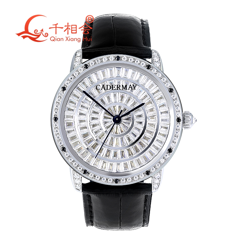 Completo moissanite baguette r - Vvs Jewelry Watches avaliação e preço