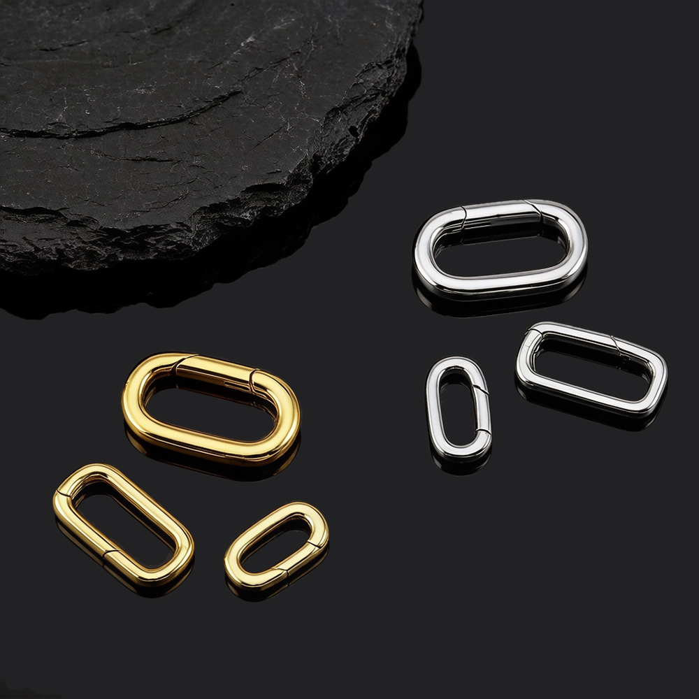 2 peças Fechos de Colar Tipo M - Gold Plated Ring avaliação e preço
